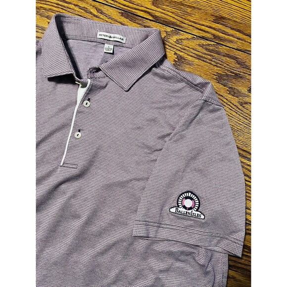 Peter Millar Summer Comfort Polo Shirt Large XL Golf Mens Plaid Stripes LOT2 - Picture 4 of 15